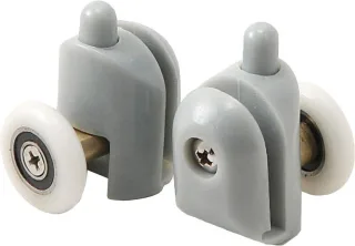 Neuesbad BOTTOM DETACHABLE ROLLERS für 5MM Glas, DIA 25MM (2 PCS) NB1DEXKCA2RU051