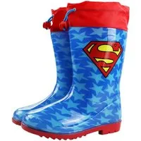 DC Comics DC Comics Superman Kinder Stiefel Regenstiefel Gummistiefel Gr. 25 bis 34