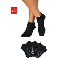 Arizona Sneakersocken (Packung, 5-Paar) mit süßem Pfotendesign unter der Sohle