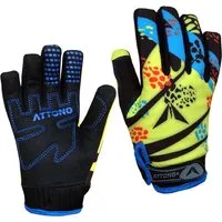 ATTONO Fahrradhandschuhe Kinder Mountainbike Fahrradhandschuhe Gel Softshell Neopren Pulswärmer