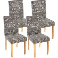 MCW Esszimmerstuhl Littau-s-4 (Set, 4 St), 4er-Set, Rutschfest durch Kunststoffuntersatz, Komfortable Polsterung