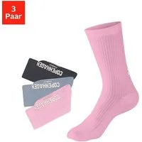 Copenhagen Studios Tennissocken (Packung, 3-Paar) mit großem Schriftzug