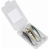 BernhStein Kunstköder Wobbler Set 3 tlg. Box fotorealistisches Design Hecht Zander 11cm 13g