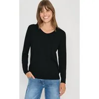 CECIL Strickpullover mit Materialmix