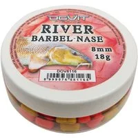 DOVIT FISHING Kunstköder SPECIFIC River Wafters Barbe Nase - Käse Aroma - 8mm 18g - Gelb Orange, Auffälliger Köder mit intensivem Käsearoma