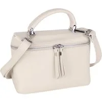 MIRROSI Henkeltasche Damen kleine Tasche aus Echtleder Schultertasche 20x15x8 cm, mit passendem Schulterriemen für vielseitigen Einsatz