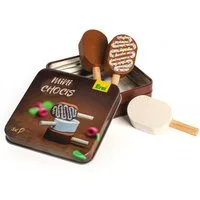 Erzi® Spiellebensmittel Eis Mini Chocis in der Dose, Kaufladen, (Set, 3-tlg., 1), Made in Germany