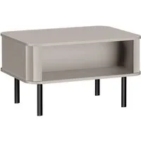 Lomadox Couchtisch NASHVILLE-161, in Taupe, 92 cm breit, mit 2 offenen Fächern