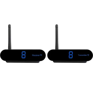AV530 5.8GHz Wireless AV Transmitter and Receiver Kit 300m Transmission Support IR Remote Control for CCTV DVD IPTV Plug