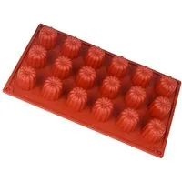 wisefood Silikonform 1-tlg., Silikonform Gugelhupf - braun 30x17x3.6cm - 1 Form, (1-tlg)