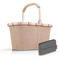 REISENTHEL® Einkaufskorb, Set aus Carrybag & Pocketcase: Stilvolle Eleganz & Organisation