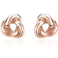 JEWLIX Paar Ohrstecker Damen Ohrstecker Knoten von JEWLIX aus 925er Silber, rosévergoldet