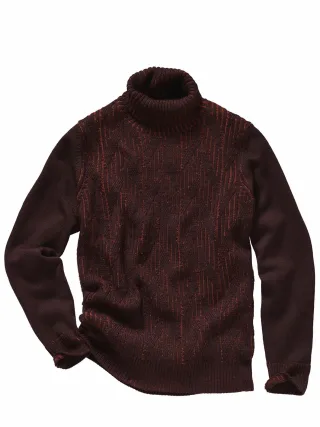 Mey & Edlich Herren Aha-Pullover Braun 76 % Wolle, 24 % Baumwolle