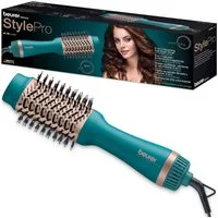 BEURER Warmluftbürste HC 45 Ocean, 2-in-1 Volumen-& Haartrocknungsbürste, Keramik-Keratin Beschichtung