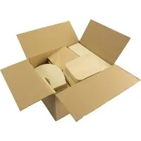 Getzoo Bastelnaturmaterial 4 KG Holzreste & eckige Holzscheiben, Ceiba-Twin Sperrplatten, (1-tlg)