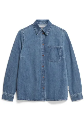 Armedangels - Bluse - Aurelaa blau - Gr. - S