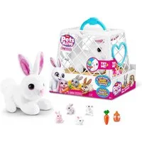 ZURU Robotertier Pets Alive Mama Bunny Surprise Plüsch-Hase - Elektronisches Haustier
