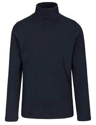 COMMANDER Finest Clothing - Rollkragen-Shirt, 1/1 Arm dark navy - Gr. - XXL