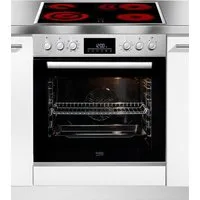 BEKO Elektro-Herd-Set Einbauherd-Set BBUM12322X, mit 2-fach-Teleskopauszug, katalytische Reinigung, Gleichmäßige Heißluft für perfekte Ergebnisse dank Aeroperfect