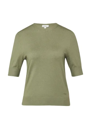 s.Oliver - Strickpullover olive - Gr. - 36