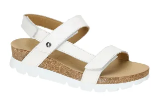 Panama Jack Damen Sandalette Selma B5/PJ Selma in Wei? - Riemchensandalen aus...