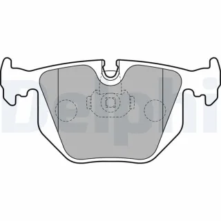 Delphi Bremsbel?ge hinten BMW 3er 5er 7er 8er X3 X5 Z4 Z8 Land Rover Range