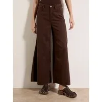 Apricot Weite Jeans 5-Pocket Jeans mit weitem Bein