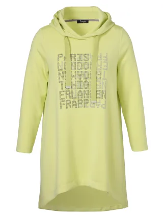 Frapp - Sweatshirt Kapuze 1/1 Arm Motiv limeade - Gr. - 52