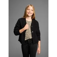 KIDSWORLD Strickjacke Strickjacke Basic-Style Strickjacke, toll zu allem zu kombinieren
