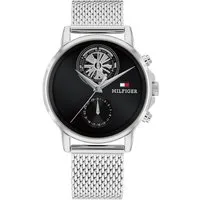 Tommy Hilfiger Multifunktionsuhr Stewart 1710749, Quarzuhr, Armbanduhr, Herrenuhr, Edelstahlarmband, analog