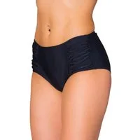 Aquarti Bikini-Hose Aquarti Damen Bikinihose Hotpants mit seitlichen Raffungen