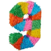 relaxdays Pinata Geburtstag Zahl, 9