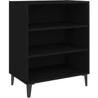 vidaXL Sideboard Sideboard Schwarz 57x35x70 cm Holzwerkstoff (1 St)