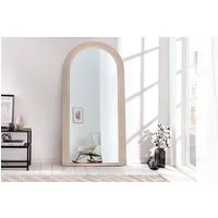 riess-ambiente Spiegel ART DECO 160cm greige (Einzelartikel, 1-St), Flur · Kunststoff · Rahmen · Rundbogen · Ganzkörper · Groß · Modern
