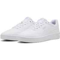 PUMA COURT CLASSIC CLEAN Sneaker mit SoftFoam+ Innensohle, mit Synthetik-Obermaterial, mit Schnürung