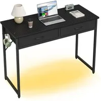 Pinmoco Schreibtisch Ein Schreibtisch mit Schubladen, ein Schminktisch, 106 cm breit.