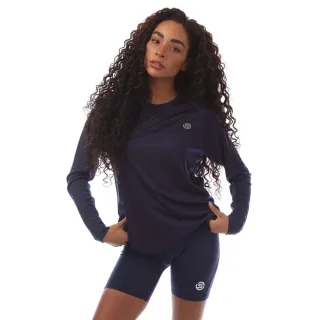 Skins - "Series-3" T-Shirt für Damen, Langärmlig (Marine)
