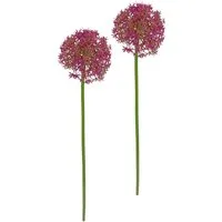 Kunstblume Allium Zierlauch, I.GE.A., Höhe 80 cm, Stielblume künstliche Blumen, 2er Set