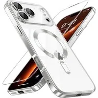 MSM Handyhülle Hülle + 2X Schutzglas für iPhone 17 Pro Max MagSafe Panzerfolie Titan