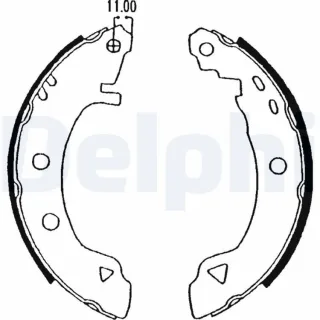Delphi Bremsbacken hinten Alfa Romeo Fiat Lancia LS1575