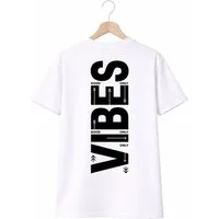 Banco T-Shirt Herren Vibes Shirt Print (Einzelartikel) Markanter, vertikaler "Vibes" Backprint mit grafischen Pfeilelementen