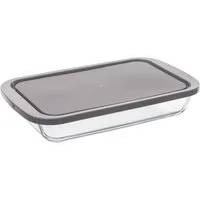 Secret de Gourmet Vorratsglas Rechteckiger Glasbehälter mit Deckel – L 18,10 x B 29 x H 5,10 cm, Glas, (einzeln, 0-tlg., einzeln)