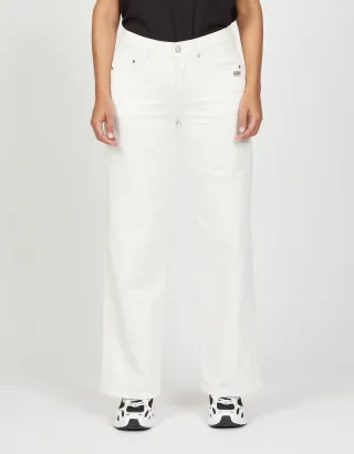 GANG Damen 94CARLOTTA - wide fit Jeans off white