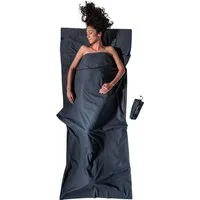 Cocoon Hüttenschlafsack COCOON TravelSheet Bio Baumwolle - Leicht-Reiseschlafsack heather grey