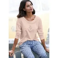 Vivance Dreams by Lascana Pyjamaoberteil mit Sommer-Statementdruck