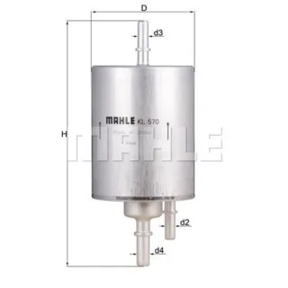 Mahle Kraftstofffilter Audi A4 A6