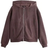 Next Kapuzenpullover Frottee-Hoodie mit durchgehendem Reißverschluss (1-tlg)