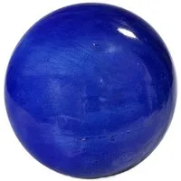 KERAZO Dekokugel 30 cm Keramik Gartenkugel Rosenkugel mit Fehlern, blau