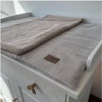 LittleANTunique Wickelauflage Wickeltischauflage Cord Beige
