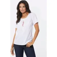 Sieh an! Klassische Bluse Kurzarm-Bluse Kurzarm